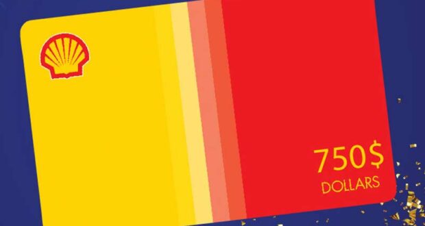 Gagnez une carte-cadeau Shell de 750 $