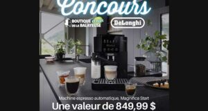 Gagnez une machine espresso de 850 $