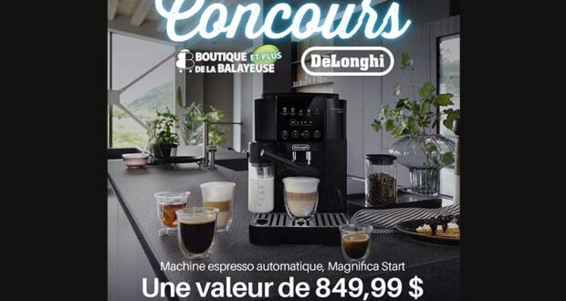 Gagnez une machine espresso de 850 $