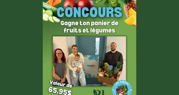 Gagnez votre panier de fruits et légumes