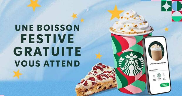 Recevez une Boisson Starbucks gratuite au choix