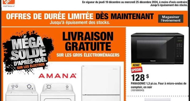 Circulaire Home Dépôt du 19 décembre au 25 décembre 2024