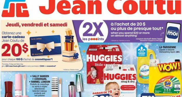 Circulaire Jean Coutu du 19 décembre au 25 décembre 2024