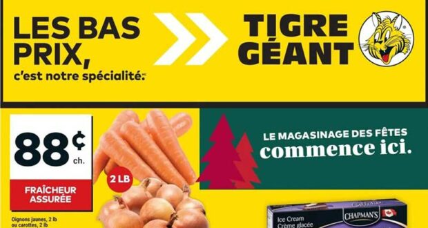 Circulaire Tigre Géant du 18 décembre au 24 décembre 2024