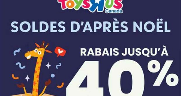 Circulaire Toys R Us Soldes d’après-Noël 2024