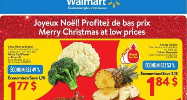 Circulaire Walmart du 19 décembre au 25 décembre 2024