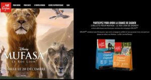 Concours Orijen – Mufasa Le Roi Lion (25 gagnants)