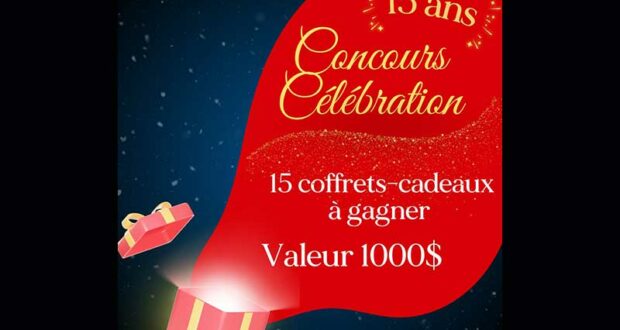 Gagnez 15 COFFRETS-CADEAUX de 1000 $