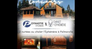 Gagnez 2 nuitées au chalet L'Éphémère à Palmarolle