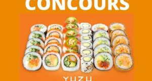 Gagnez 4 cartes-cadeaux Yuzu sushi de 25 $