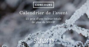 Gagnez 5000 $ en prix - Calendrier de l’avent Strøm Spa