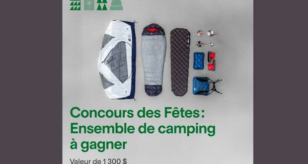 Gagnez un ensemble de camping de 1300 $