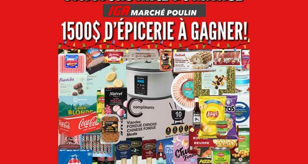 Gagnez un prix de 1500 $ d’épicerie