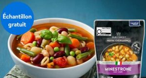 2000 échantillons gratuits de soupe Minestrone Notre Excellence