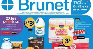 Brunet Circulaire du 16 janvier au 22 janvier 2025