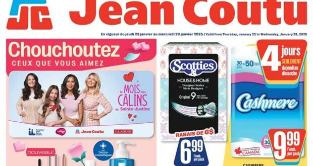 Circulaire Jean Coutu du 23 janvier au 29 janvier 2025