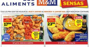 Circulaire Les Aliments M&M du 9 janvier au 15 janvier 2025