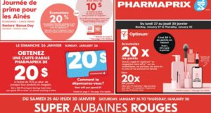 Circulaire Pharmaprix du 25 janvier au 30 janvier 2025