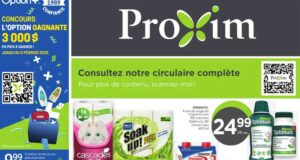 Circulaire Proxim du 9 janvier au 15 janvier 2025