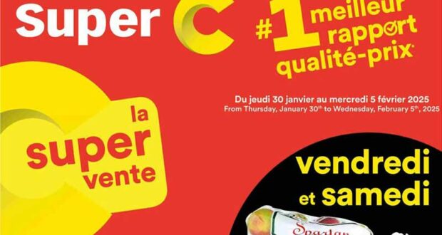 Circulaire Super C du 30 janvier au 5 février 2025