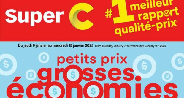 Circulaire Super C du 9 janvier au 15 janvier 2025