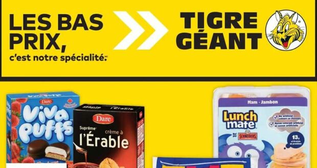 Circulaire Tigre Géant du 1 janvier au 7 janvier 2025