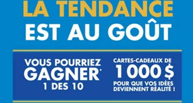 Gagnez 10 cartes-cadeaux Visa prépayée de 1000 $ chacune