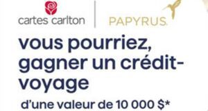 Gagnez un crédit-voyage d’une valeur de 10000 $