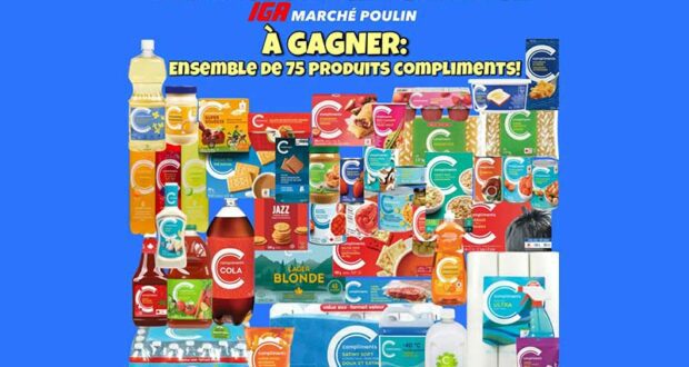 Gagnez un ensemble de 75 produits Compliments