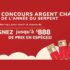 Gagnez un prix de 888 $ en argent comptant