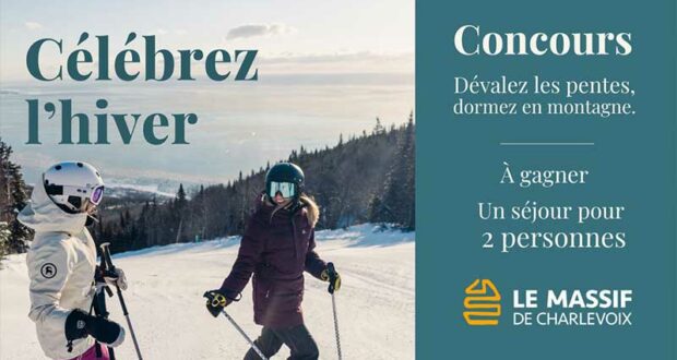 Gagnez un séjour pour 2 au Massif de Charlevoix (2904 $)