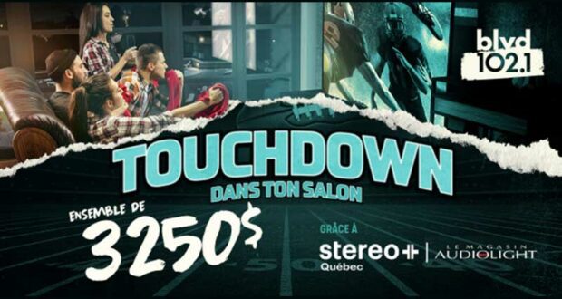 Gagnez un touchdown dans ton salon (3250 $)