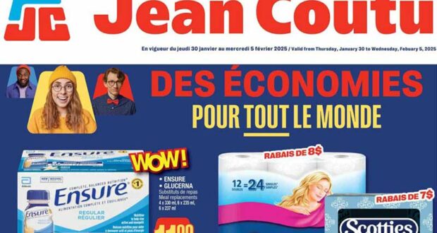 Jean Coutu Circulaire du 30 janvier au 5 février 2025