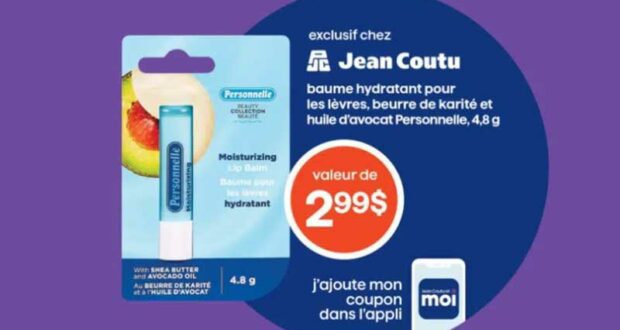 Obtenez gratuitement un baume hydratant pour les lèvres