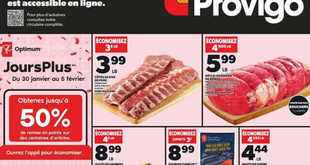 Provigo Circulaire du 30 janvier au 5 février 2025