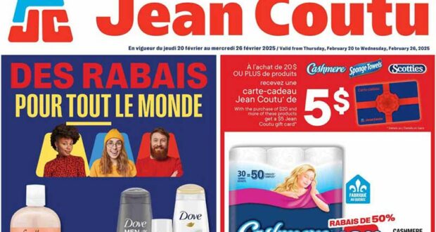 Circulaire Jean Coutu du 20 février au 26 février 2025