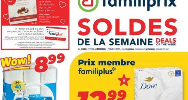 Familiprix Circulaire du 6 février au 12 février 2025