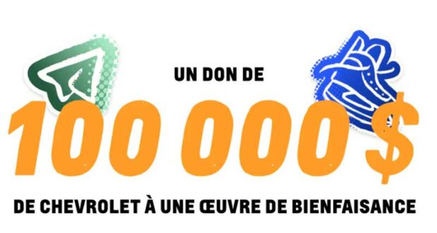 Gagnez 100 000 $ pour un organisme de bienfaisance