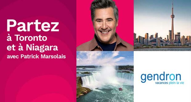 Gagnez 11 voyages pour 2 à Toronto & Niagara