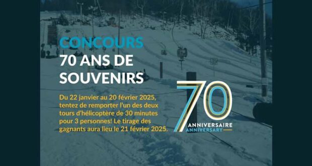 Gagnez 2 tours d’hélicoptère de 30 minutes pour 3 personnes