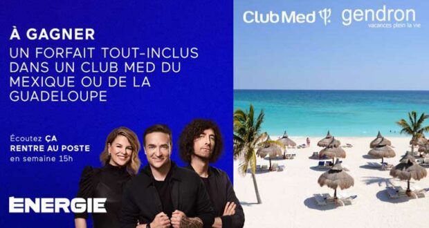 Gagnez Un forfait tout-inclus pour 2 au Club Med (5000 $)