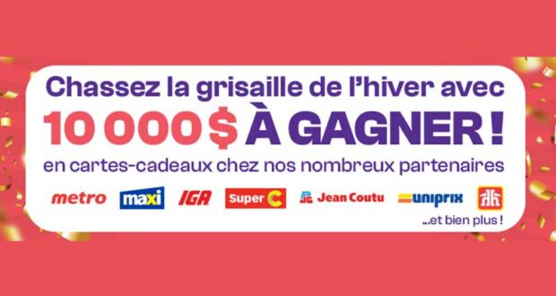 Gagnez Un prix de 10 000 $