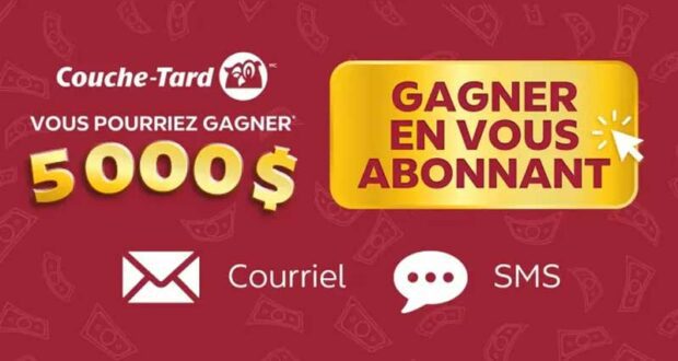 Gagnez un prix en argent d’une valeur de 5000 $