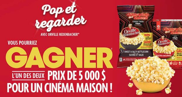 Gagnez un système de cinéma maison (5000 $)