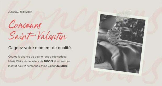 Gagnez une carte cadeau Marie Claire de 1 000 $