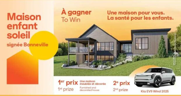 Gagnez une maison Bonneville meublée et décorée (650 000 $)