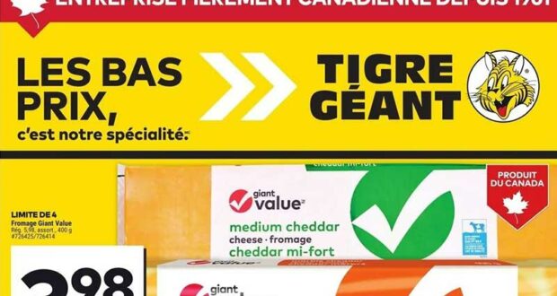 Circulaire Tigre Géant du 12 mars au 18 mars 2025