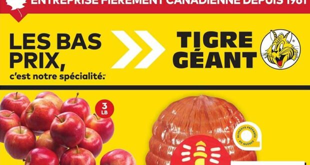 Circulaire Tigre Géant du 19 mars au 25 mars 2025