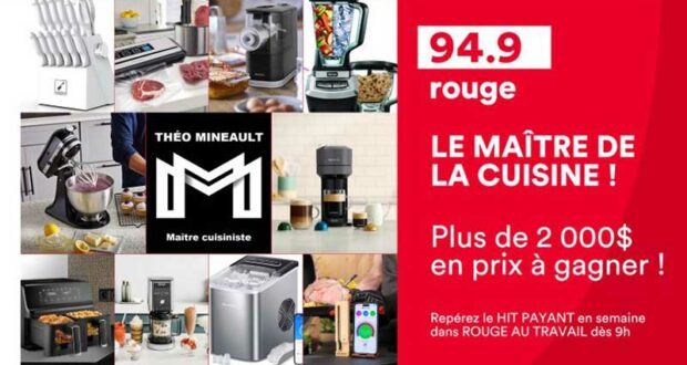 Gagnez des articles essentiels de cuisine (2000 $)