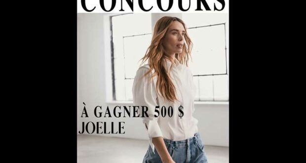 Gagnez une carte-cadeau JOELLE de 500 $